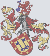Escudo de armas dos Argollo - infografia de Manuel Abranches de Soveral