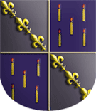 Escudo esquartelado de Paiva e Brand�o (infografia de Manuel Abranches de Soveral)