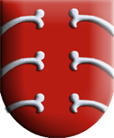 Escudo de armas dos Costa (infografia de Manuel Abranches de Soveral)