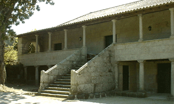 Pormenor da casa da quinta de Entre-�guas, constru��o dos finais do s�c. XV ou princ�pios do XVI